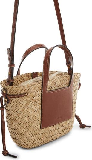 Mango Taormina Straw Convertible Tote In Light Ivory .